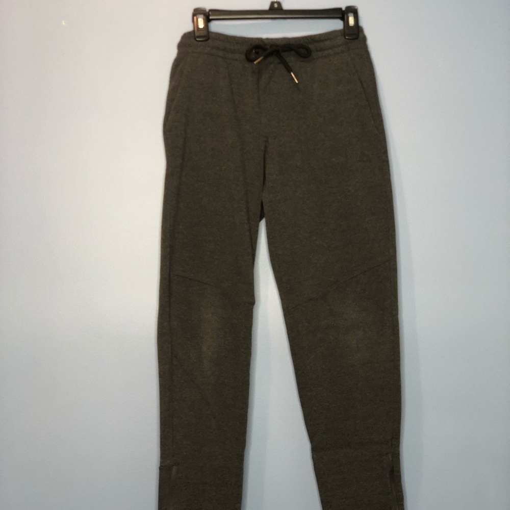 Dark Grey Zip-Up Joggers